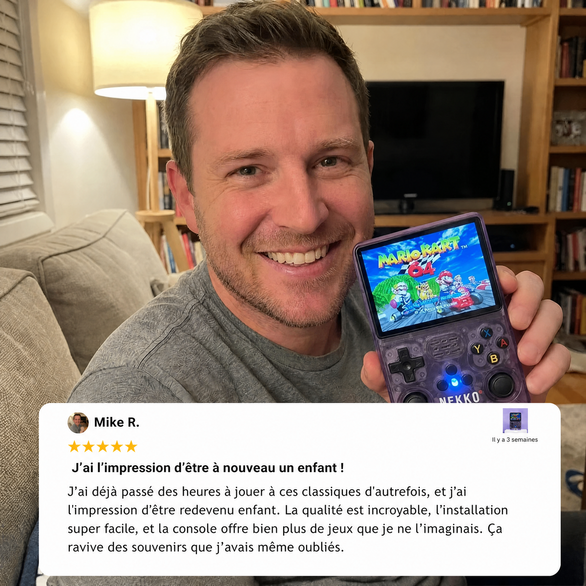 NEKKO ONE – La Console Rétro Portable
